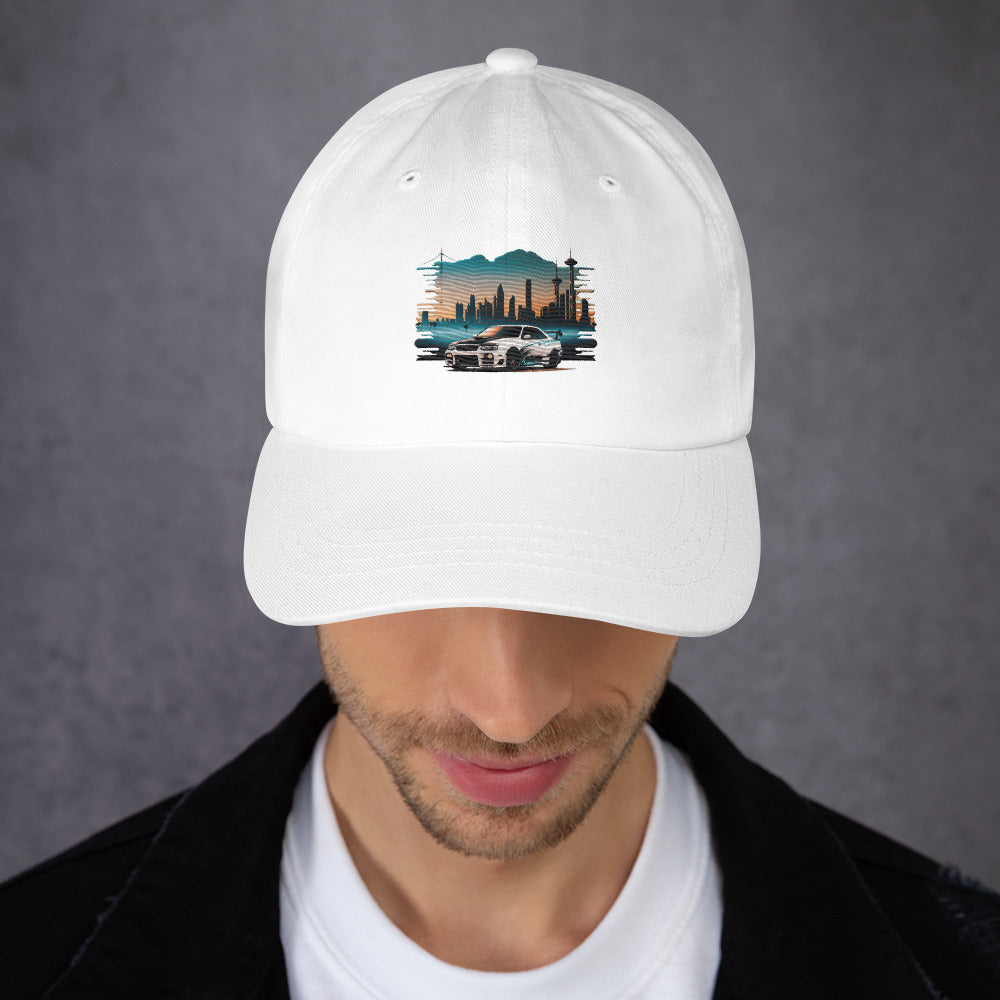 Nissan Skyline in Dubai Embroidery hat